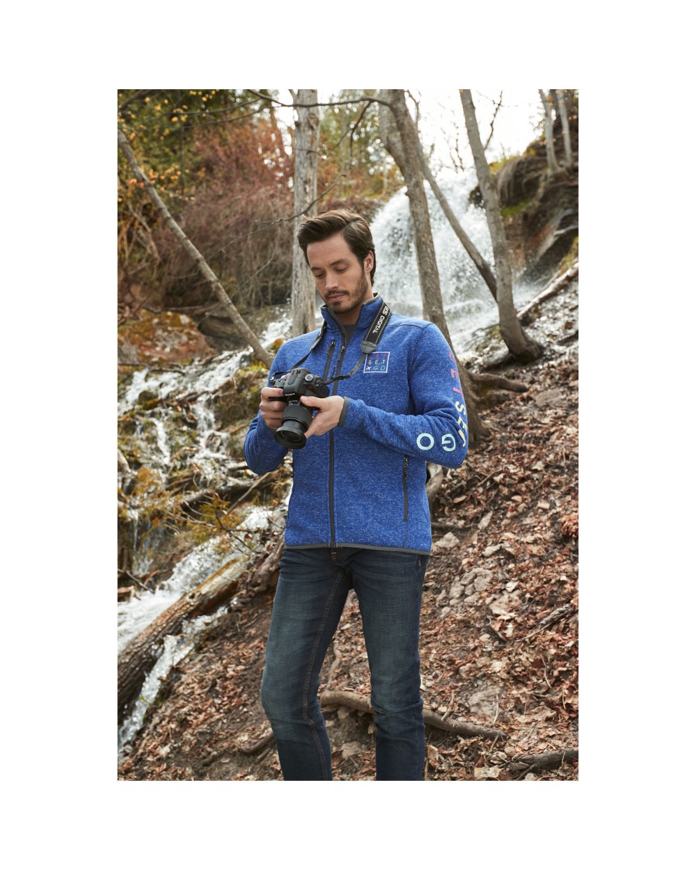 ELEVATE Tremblant Strickfleecejacke für Herren Jacken personalisierbar