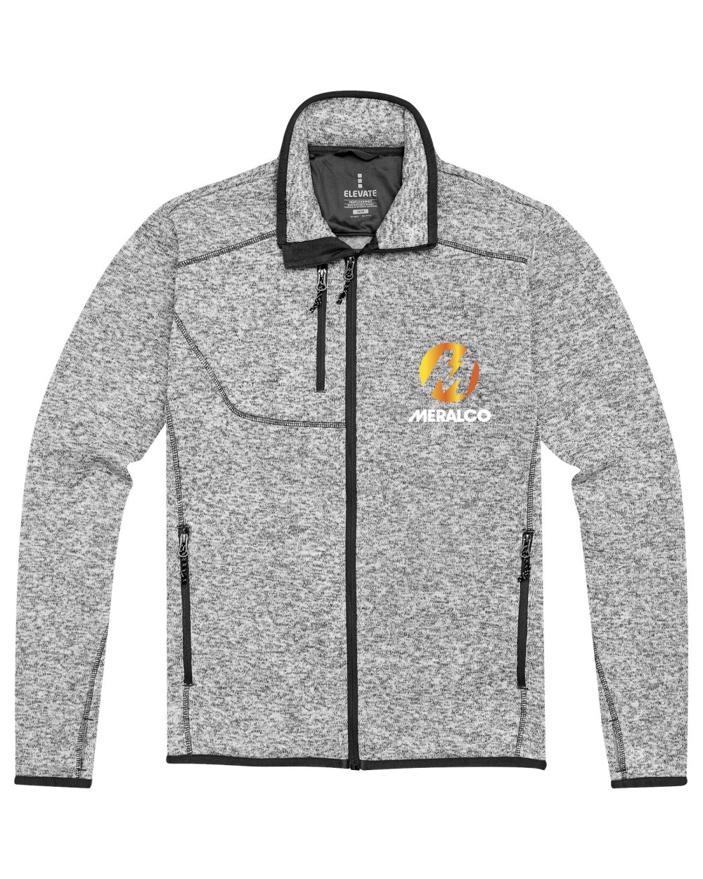 ELEVATE Tremblant Strickfleecejacke für Herren Jacken personalisierbar