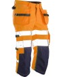 Bermuda's & Shorts JOBMAN 2217 Hi-Vis Long Shorts voor bedrukking &amp; borduring