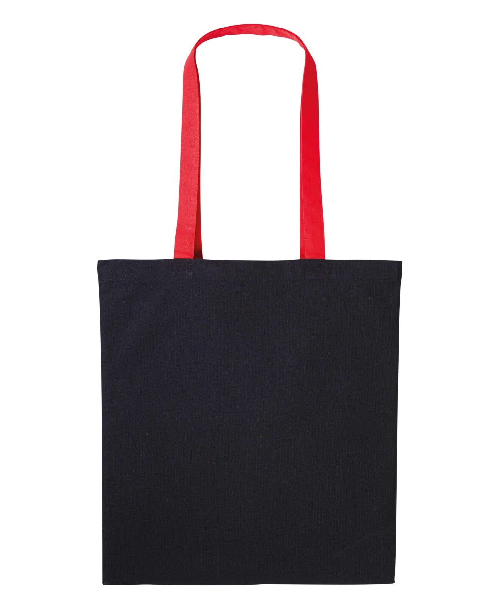 Tassen & Zakken NUTSHELL Varsity cotton shopper long handle voor bedrukking &amp; borduring