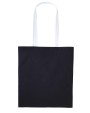 Tassen & Zakken NUTSHELL Varsity cotton shopper long handle voor bedrukking &amp; borduring