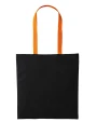 NUTSHELL Varsity cotton shopper long handle Taschen personalisierbar