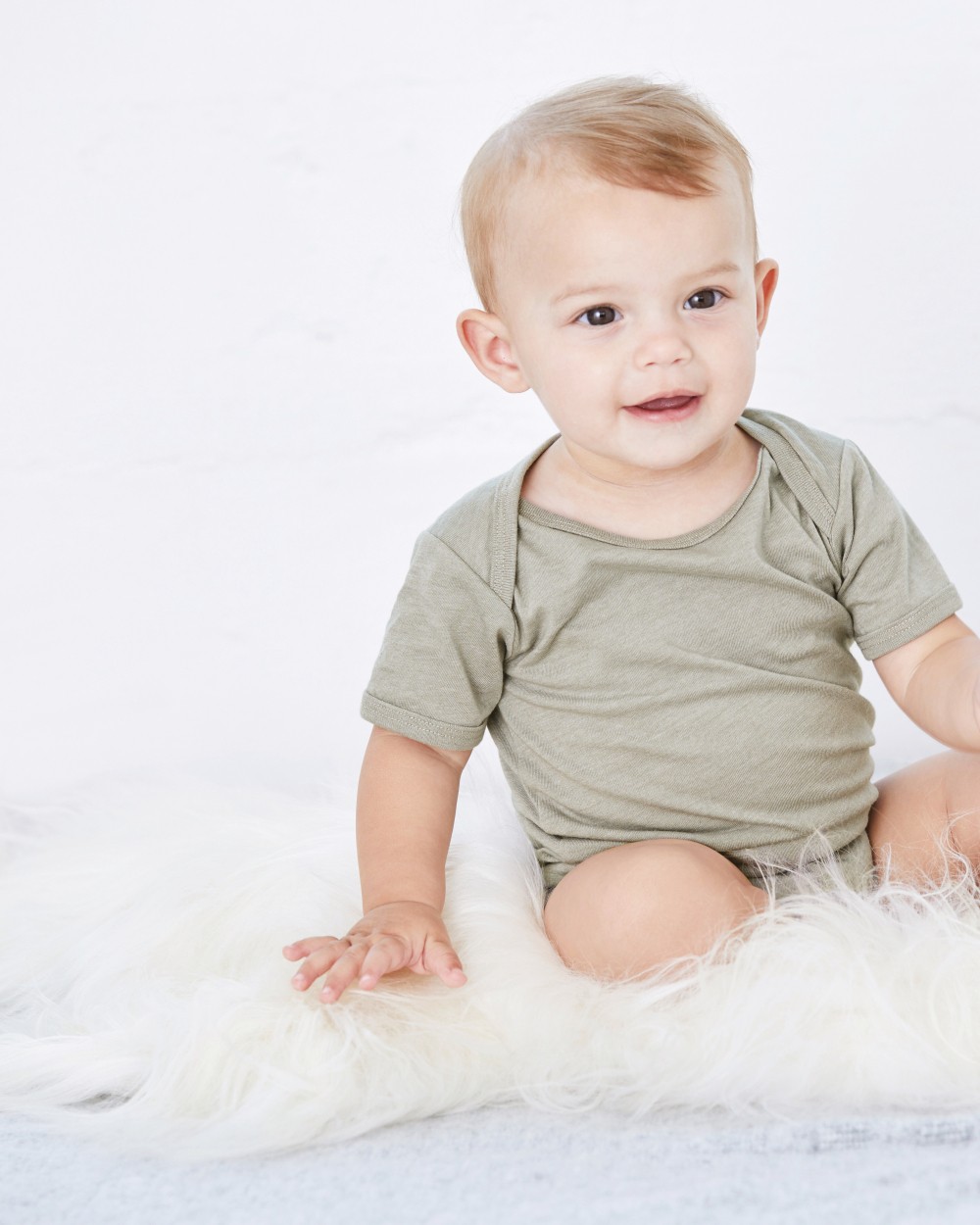 Baby artikelen BELLA-CANVAS Baby Jersey Short Sleeve One Piece voor bedrukking &amp; borduring