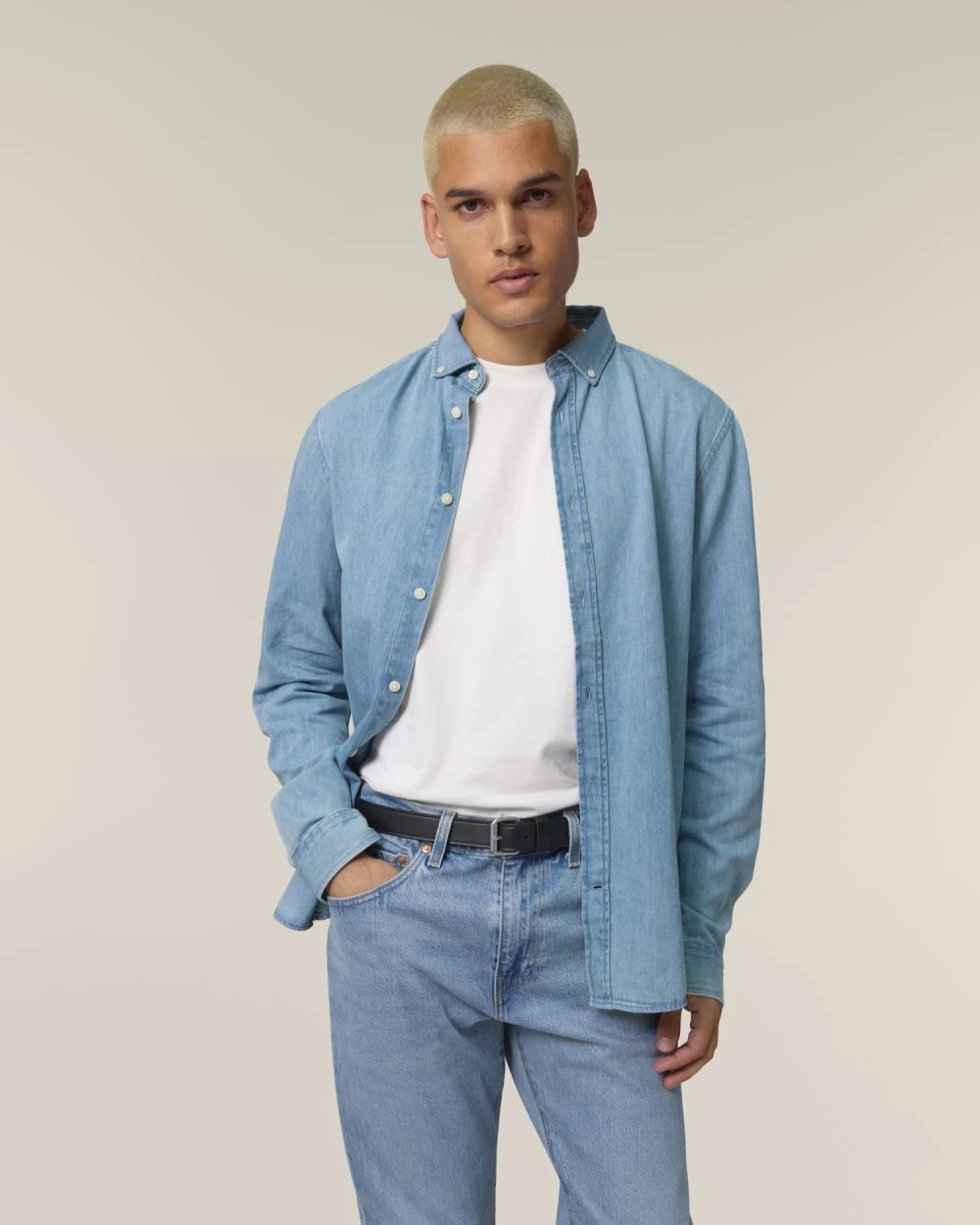 STANLEY/STELLA Stanley Denim Shirt Hemden personalisierbar