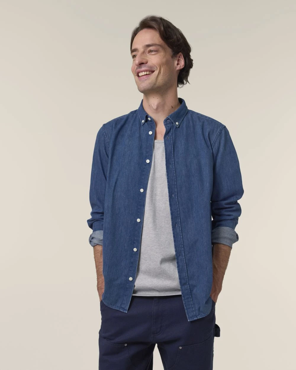 STANLEY/STELLA Stanley Denim Shirt Hemden personalisierbar