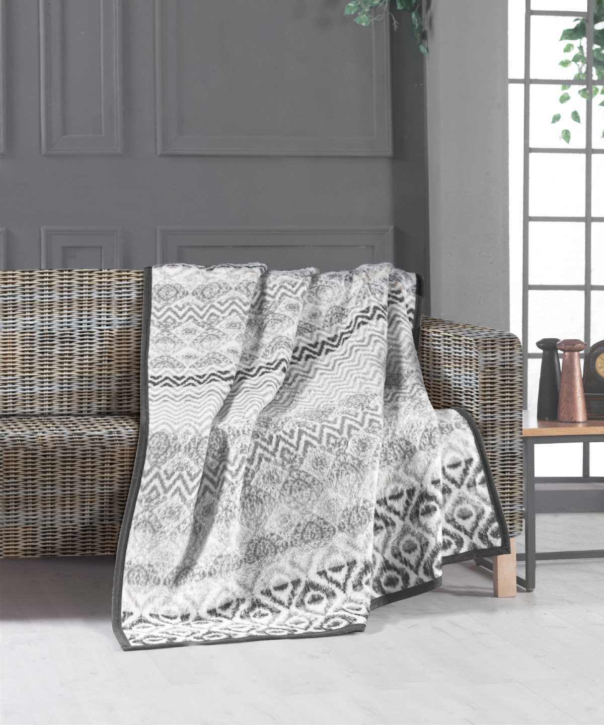 Fleecedekens HOME & LIVING Au-nat luxury blanket voor bedrukking &amp; borduring