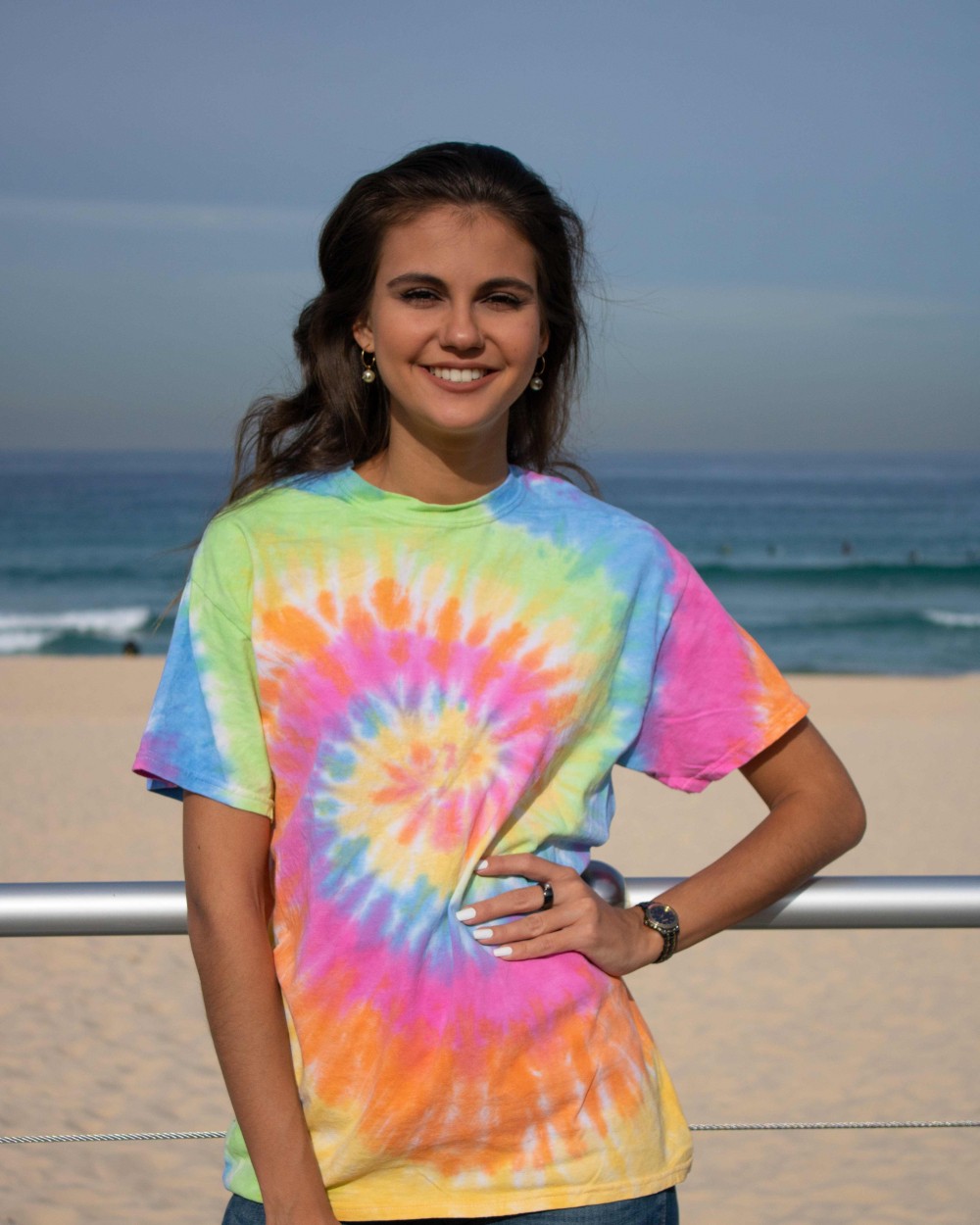T-shirts COLORTONE Tie-dye shirt voor bedrukking &amp; borduring