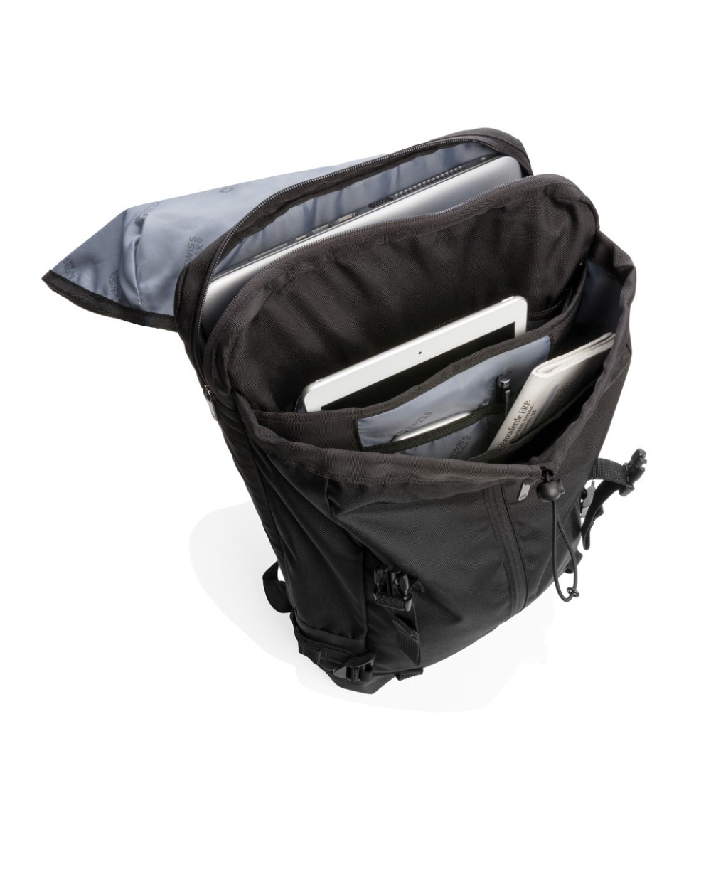 SWISS PEAK 17” Outdoor Laptop Rucksack Taschen personalisierbar