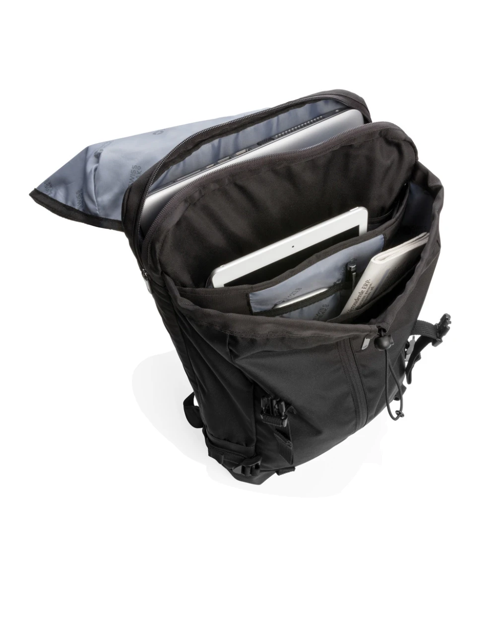 SWISS PEAK 17” Outdoor Laptop Rucksack Taschen personalisierbar