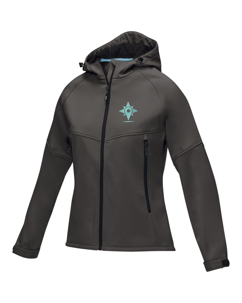 ELEVATE Coltan Softshelljacke aus recyceltem Material für Damen Softshells personalisierbar