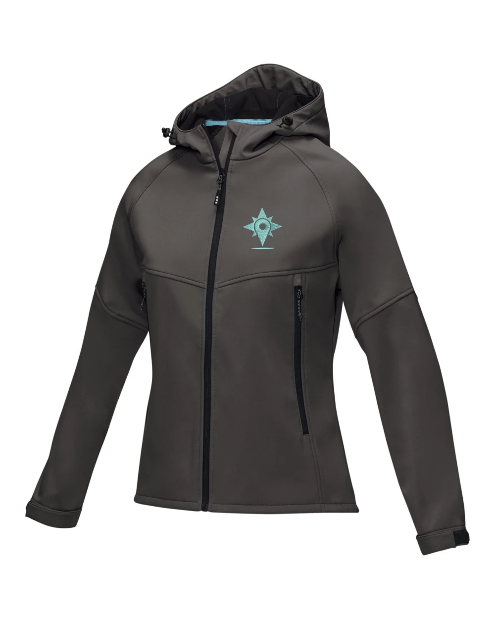 Softshells personnalisable ELEVATE Veste softshell recyclée femme Coltan