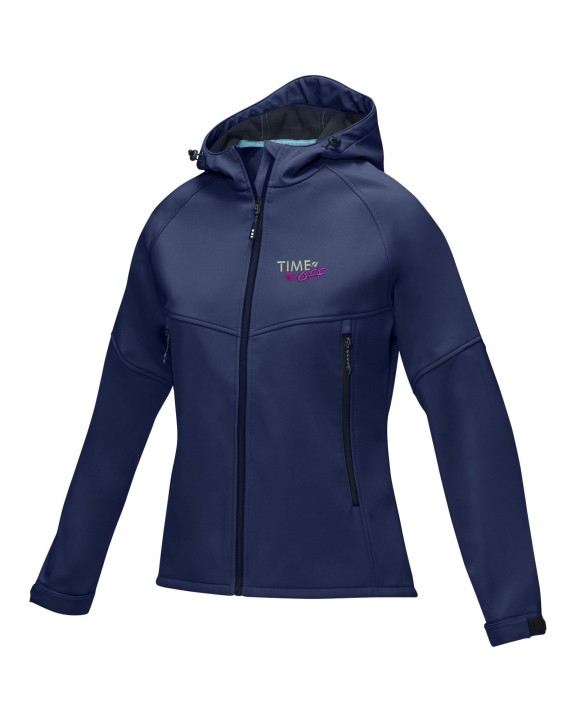 ELEVATE Coltan Softshelljacke aus recyceltem Material für Damen Softshells personalisierbar