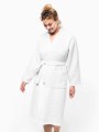 Produits éponges à personnaliser KARIBAN Peignoir kimono nid d'abeille 