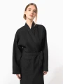 Produits éponges à personnaliser KARIBAN Peignoir kimono nid d'abeille 