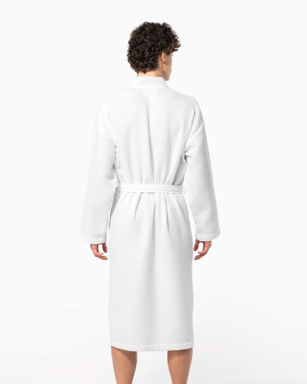 Bad artikelen KARIBAN Kimono Badjas Honinggraatstructuur voor bedrukking &amp; borduring