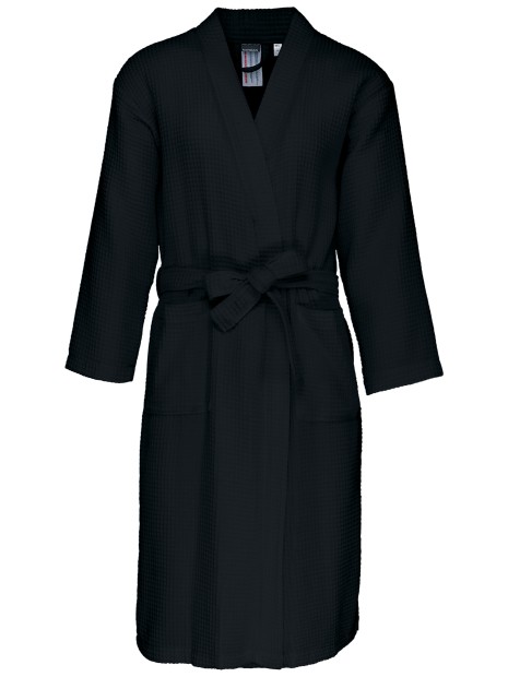 KARIBAN Peignoir kimono nid d'abeille /api/colors/b9fdad4a-5e94-45cb-8c03-c08b349b28c3 personnalisable