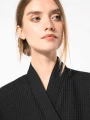 Produits éponges à personnaliser KARIBAN Peignoir kimono nid d'abeille 
