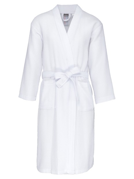 KARIBAN Peignoir kimono nid d'abeille /api/colors/7a92cd2d-10d2-40b4-928b-296bb7487506 personnalisable