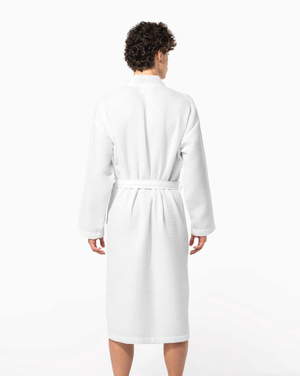 Produits éponges personnalisable KARIBAN Peignoir kimono nid d'abeille