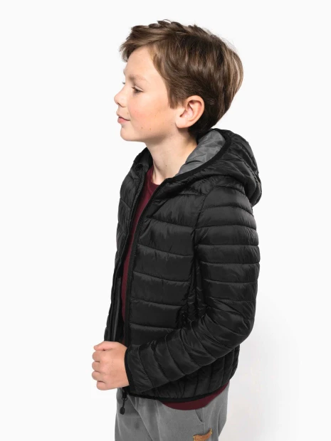 Vestes à personnaliser KARIBAN Doudoune légère capuche enfant 