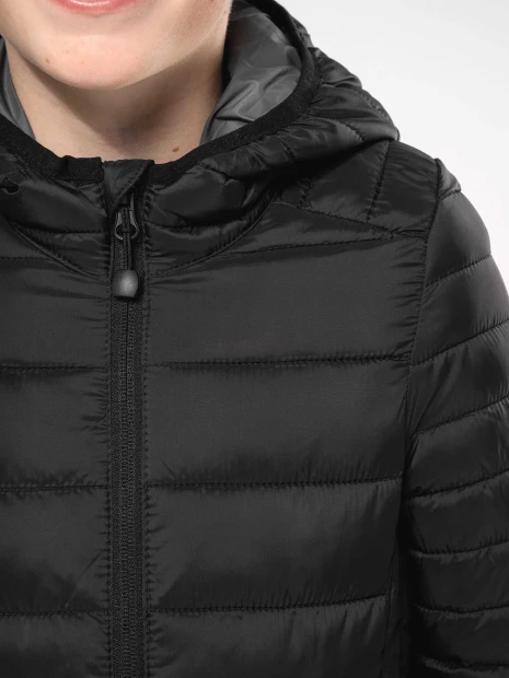Vestes à personnaliser KARIBAN Doudoune légère capuche enfant 