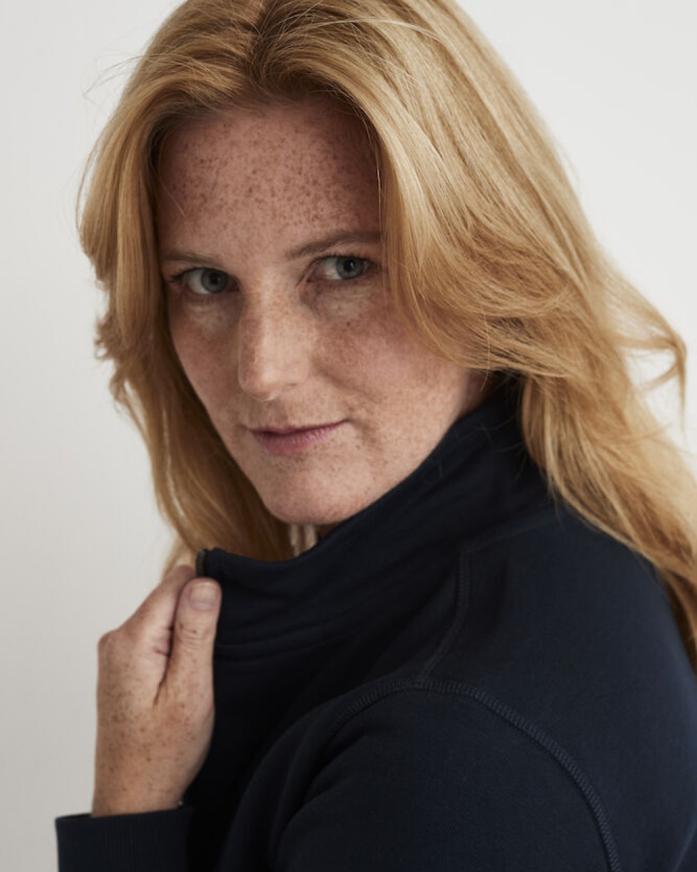 Sweat-shirts personnalisable COTTOVER F. TERRY FZ COLLAR LADY - CERTIFIÉ GOTS