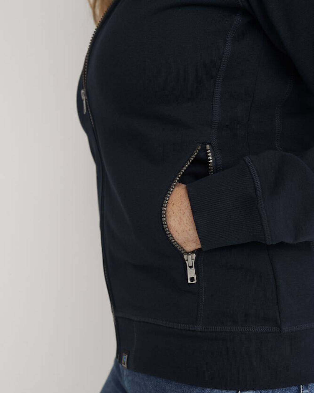 Sweaters & hoodies COTTOVER F. TERRY FZ COLLAR LADY - GOTS GECERTIFICEERD voor bedrukking &amp; borduring