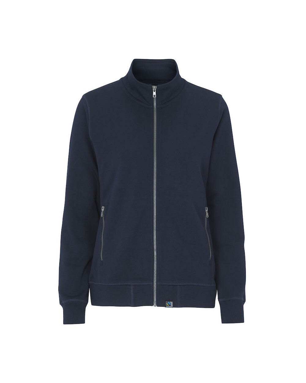 Sweat-shirts personnalisable COTTOVER F. TERRY FZ COLLAR LADY - CERTIFIÉ GOTS