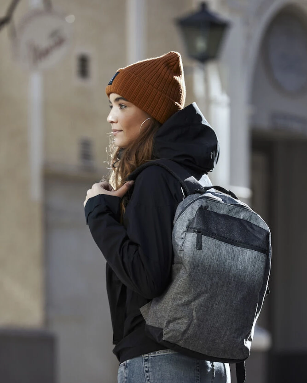 Tassen & Zakken CLIQUE Melange Daypack voor bedrukking &amp; borduring
