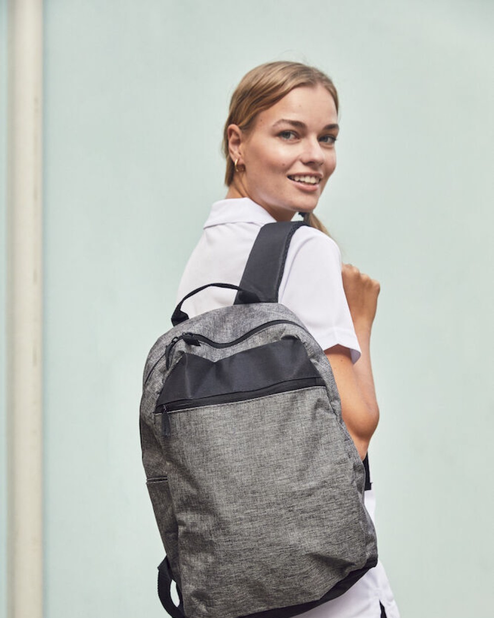 Tassen & Zakken CLIQUE Melange Daypack voor bedrukking &amp; borduring