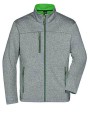 Softshells JAMES & NICHOLSON Men`s Softshell Jacket voor bedrukking &amp; borduring
