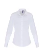 Hemden PREMIER Ladies Stretch Fit Poplin Long Sleeve Cotton Shirt voor bedrukking &amp; borduring