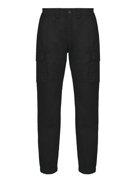 WK. DESIGNED TO WORK Pantalon cargo unisexe avec bas élastiqué /api/colors/b9fdad4a-5e94-45cb-8c03-c08b349b28c3 personnalisable