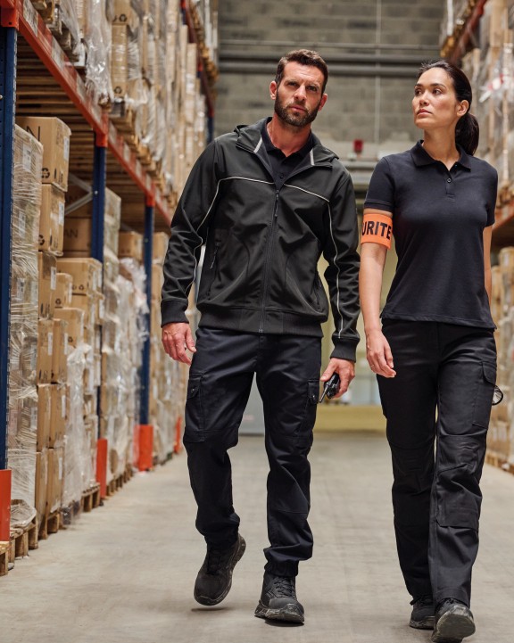 Pantalons personnalisable WK. DESIGNED TO WORK Pantalon cargo unisexe avec bas élastiqué