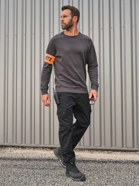 Pantalons à personnaliser WK. DESIGNED TO WORK Pantalon cargo unisexe avec bas élastiqué 
