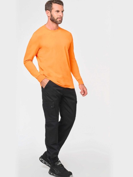 Pantalons à personnaliser WK. DESIGNED TO WORK Pantalon cargo unisexe avec bas élastiqué 