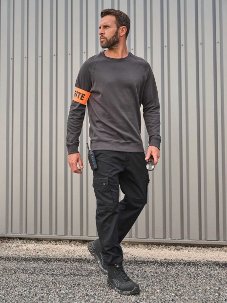 Pantalons à personnaliser WK. DESIGNED TO WORK Pantalon cargo unisexe avec bas élastiqué 
