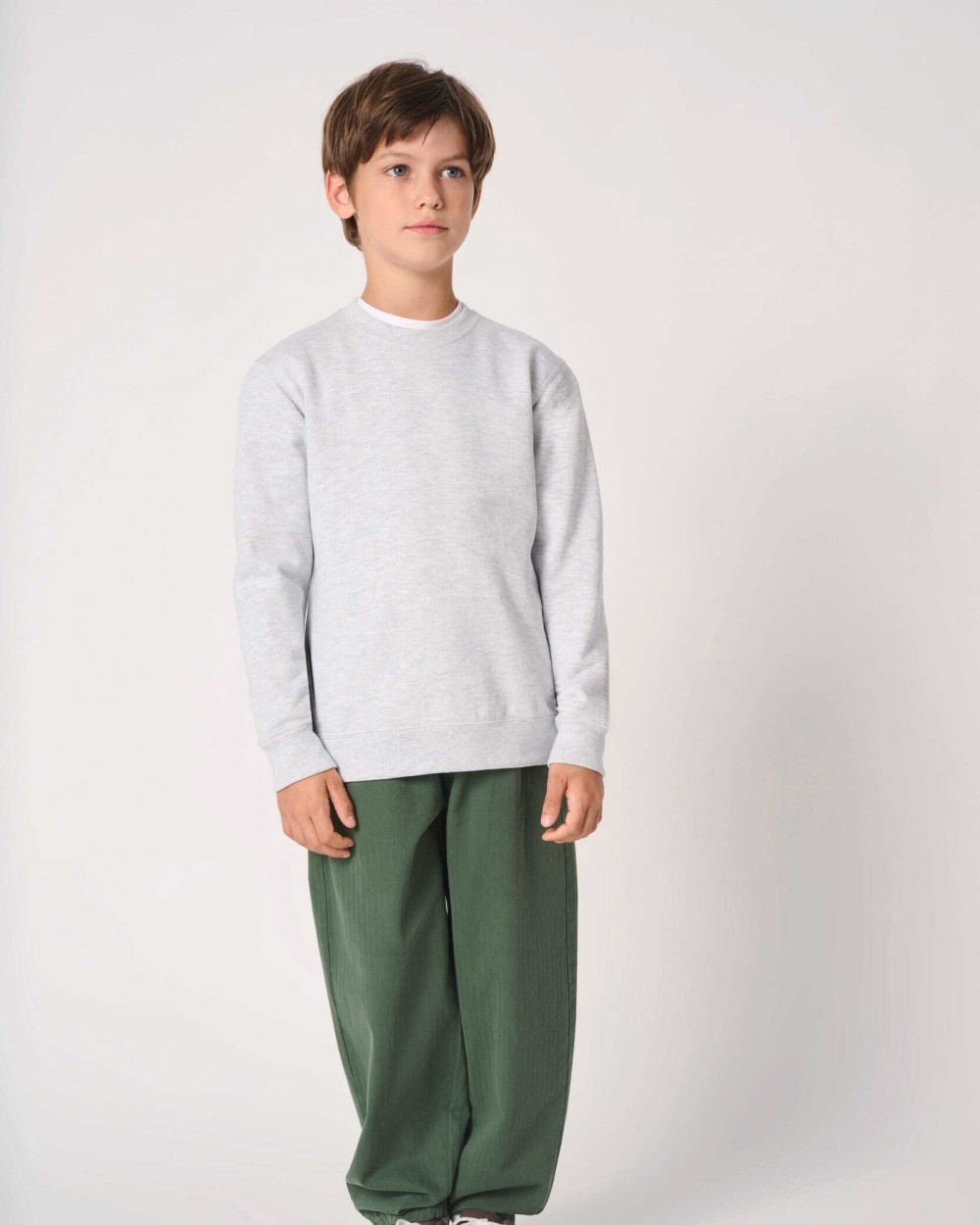 Sweaters & hoodies IDEAL BASIC BRAND Kinder sweater met ronde hals voor bedrukking &amp; borduring