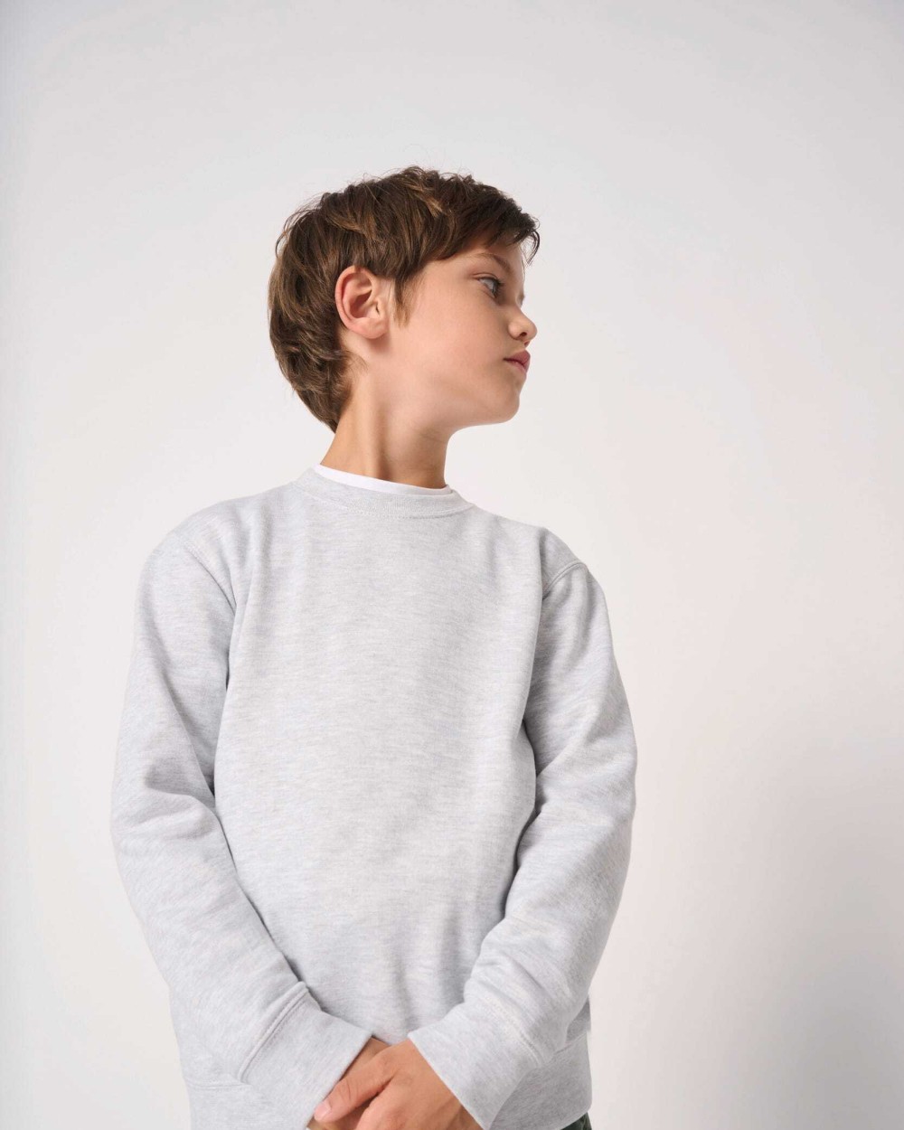 Sweaters & hoodies IDEAL BASIC BRAND Kinder sweater met ronde hals voor bedrukking &amp; borduring