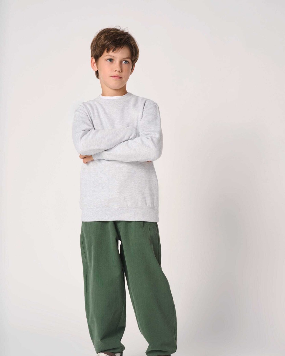 Sweaters & hoodies IDEAL BASIC BRAND Kinder sweater met ronde hals voor bedrukking &amp; borduring