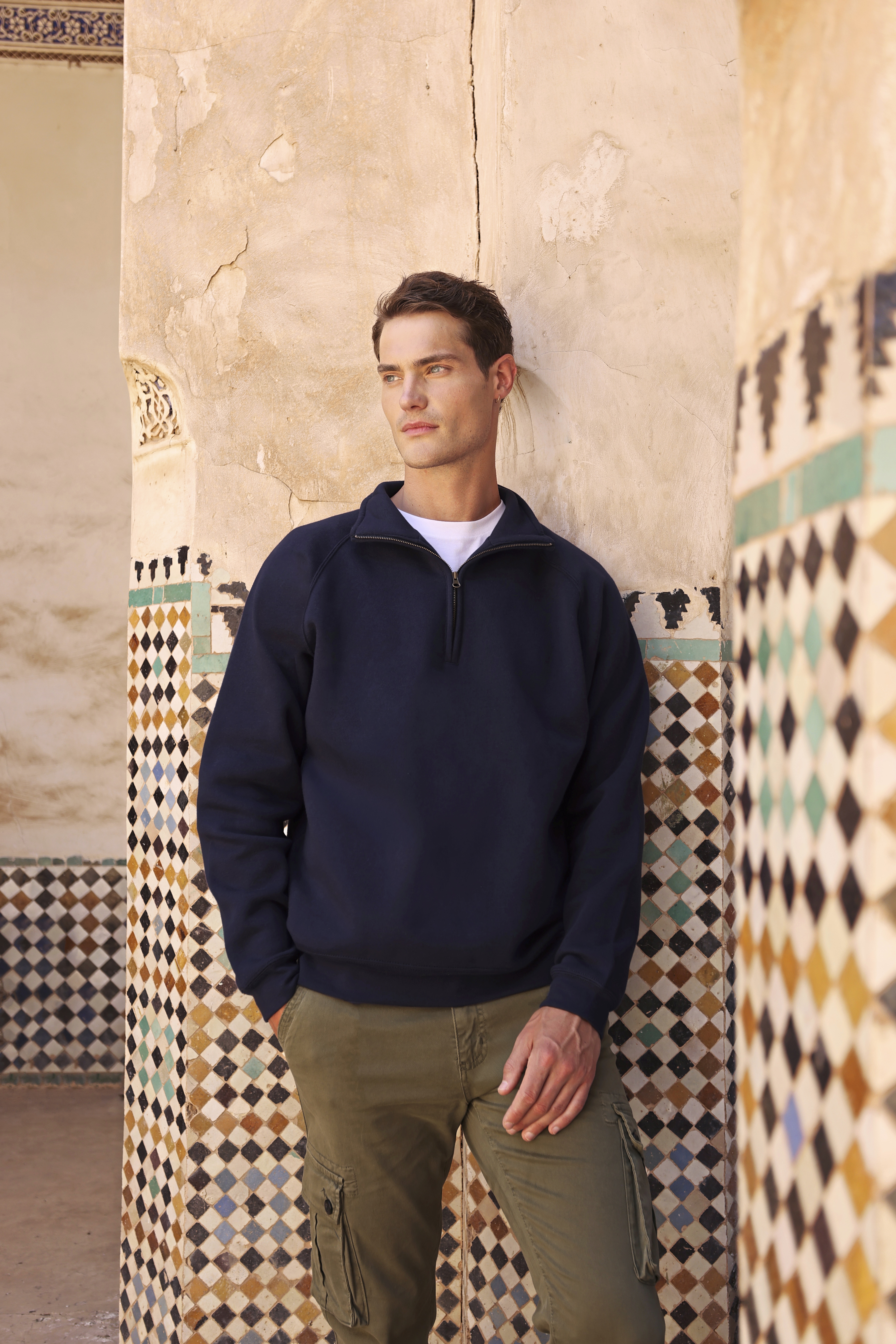 Sweat-shirts personnalisable FOL ICONIC PREMIUM ZIP NECK SWEAT