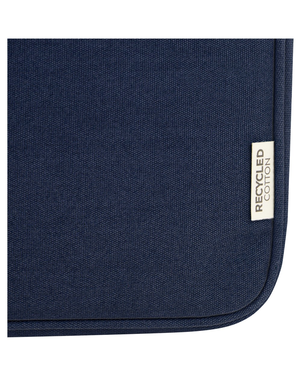 4DO Joey 14" Laptophülle aus GRS recyceltem Canvas 2 L Taschen personalisierbar