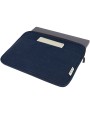 4DO Joey 14" Laptophülle aus GRS recyceltem Canvas 2 L Taschen personalisierbar