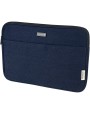 4DO Joey 14" Laptophülle aus GRS recyceltem Canvas 2 L Taschen personalisierbar