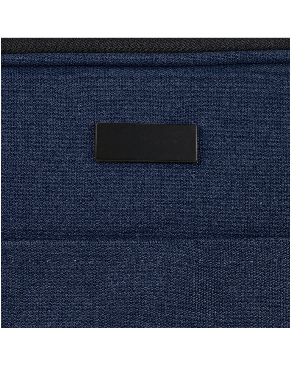 4DO Joey 14" Laptophülle aus GRS recyceltem Canvas 2 L Taschen personalisierbar