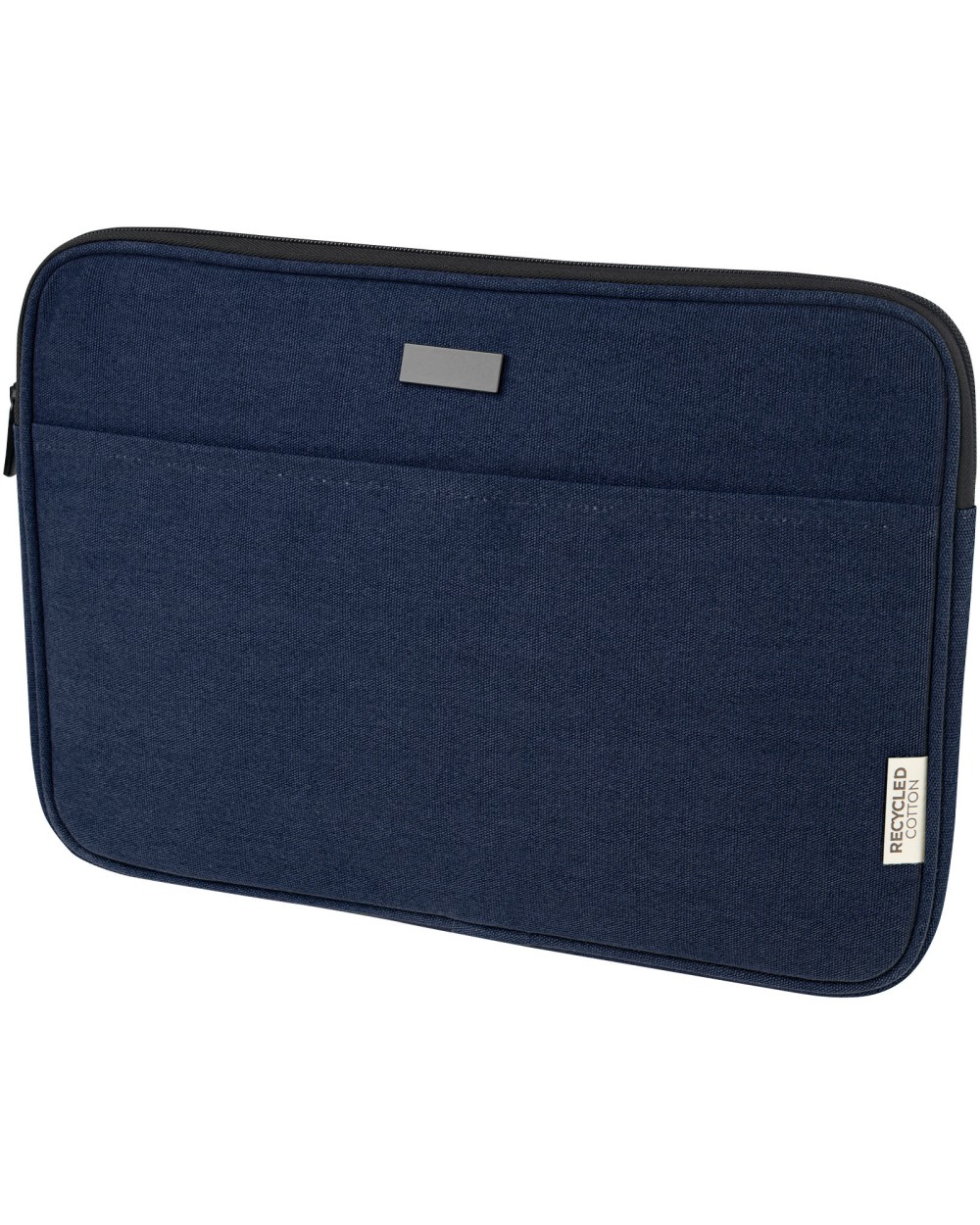 4DO Joey 14" Laptophülle aus GRS recyceltem Canvas 2 L Taschen personalisierbar
