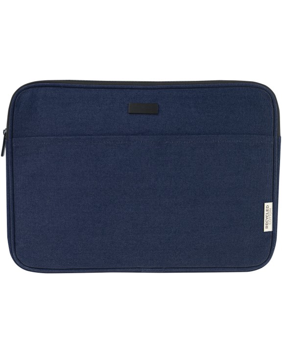 4DO Joey 14" Laptophülle aus GRS recyceltem Canvas 2 L Taschen personalisierbar