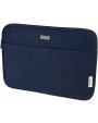 4DO Joey 14" Laptophülle aus GRS recyceltem Canvas 2 L Taschen personalisierbar