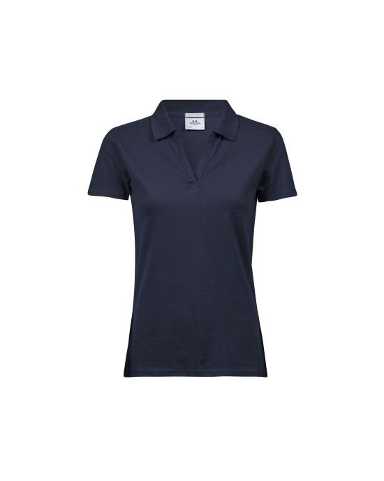 Polos personnalisable Tee Jays WOMENS LUXURY STRETCH V-NECK POLO