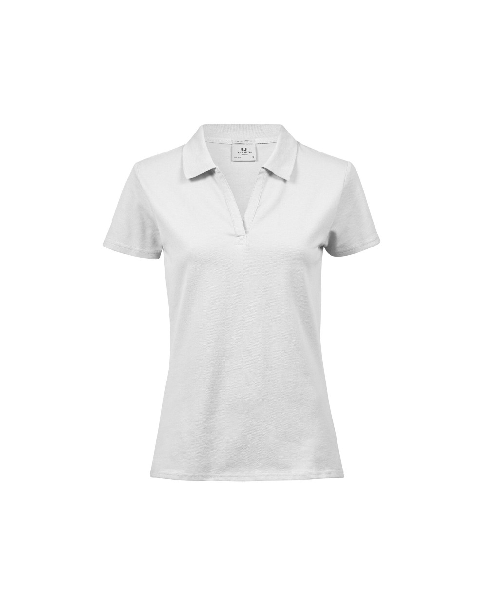 Polo's TEE JAYS WOMENS LUXURY STRETCH V-NECK POLO voor bedrukking &amp; borduring
